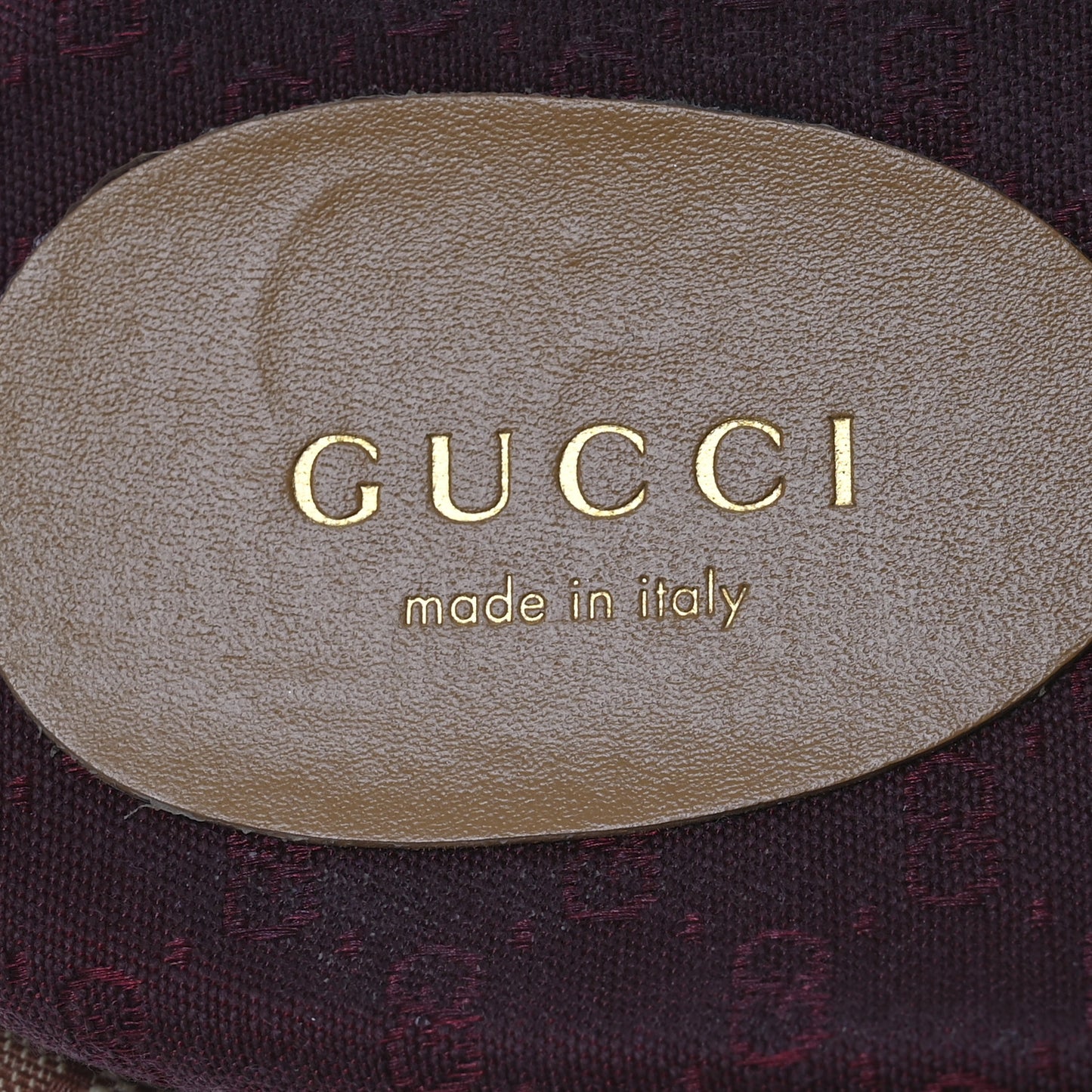 Canvas GG Monogram Angelina Platform Slide Sandals 36 Beige Ruggine