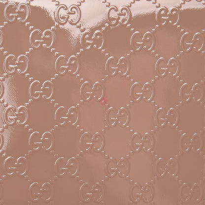 Gucci Patent Microguccissima Nice Zip Around Wallet Dark Cipria 8 of 10