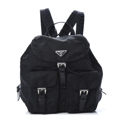 Prada Nylon Vela Medium Backpack Black 1 of 9