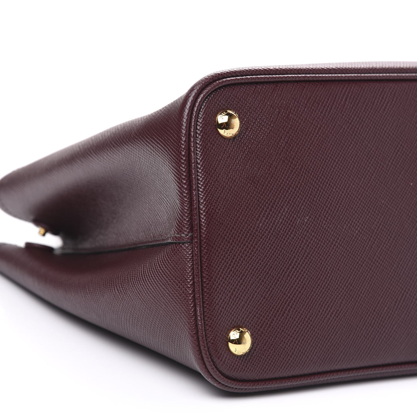 Saffiano Cuir Medium Double Bag Granato Marmo