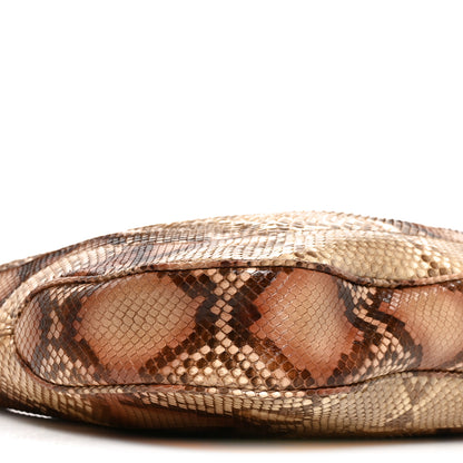 Gucci Snakeskin Large Jackie 1961 Shoulder Bag Light Brown 9 of 10