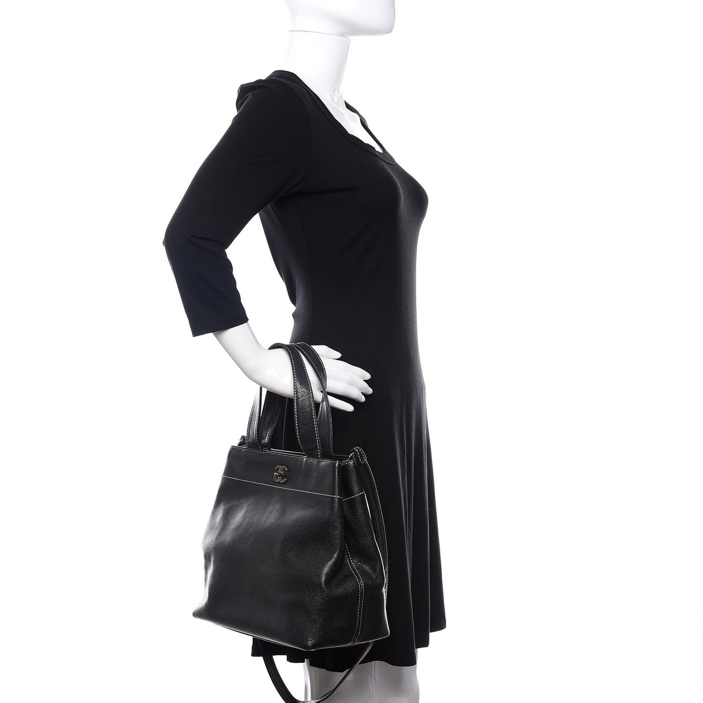 Caviar CC Tote Black
