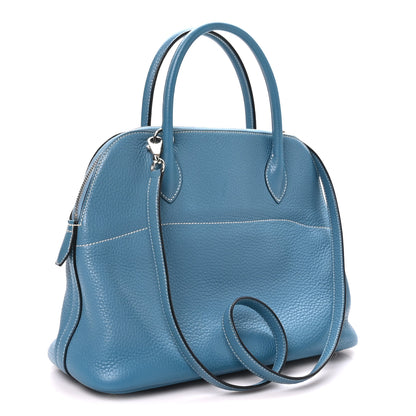 Hermes Taurillon Clemence Bolide 31 Blue Jean 3 of 10