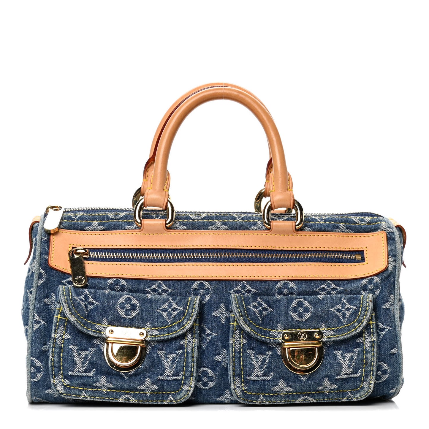 Monogram Denim Neo Speedy Blue