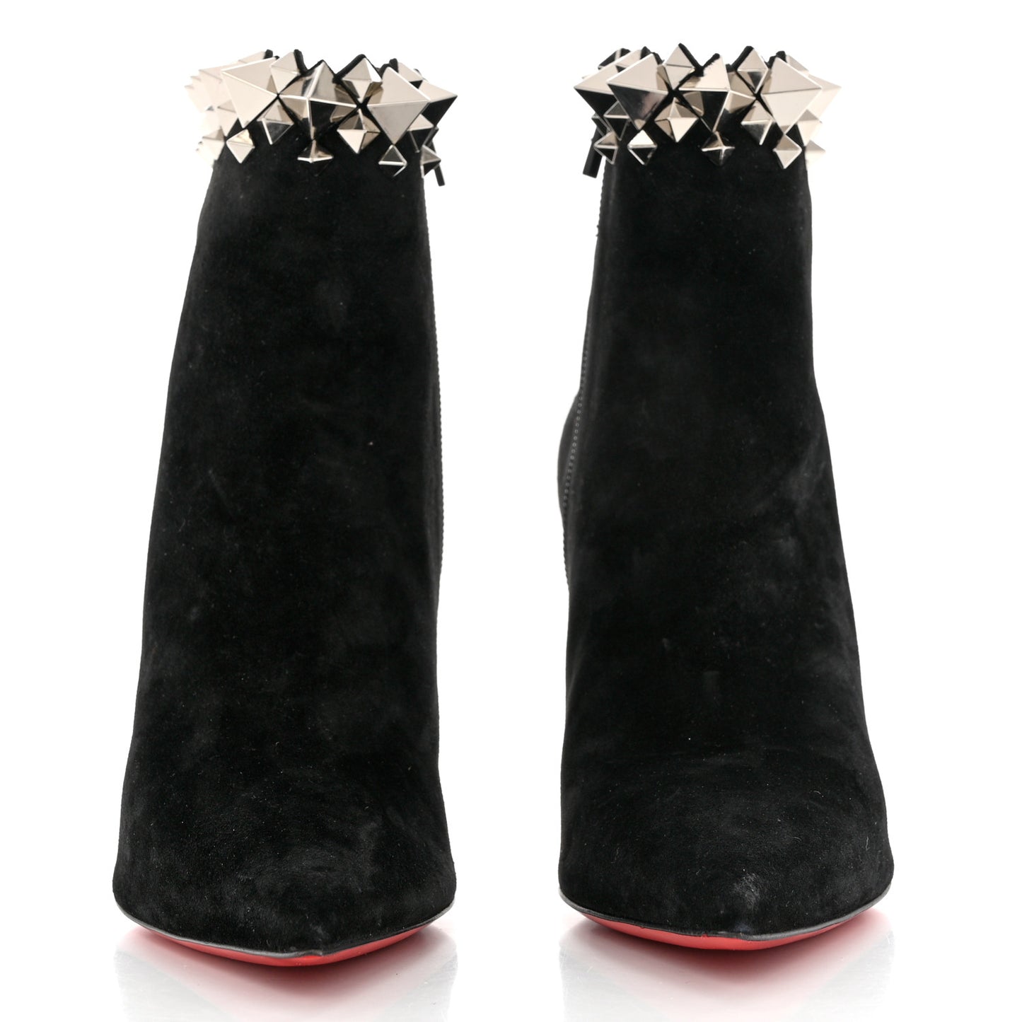Veau Velours Firmamma 100 Booties 37 Black Silver