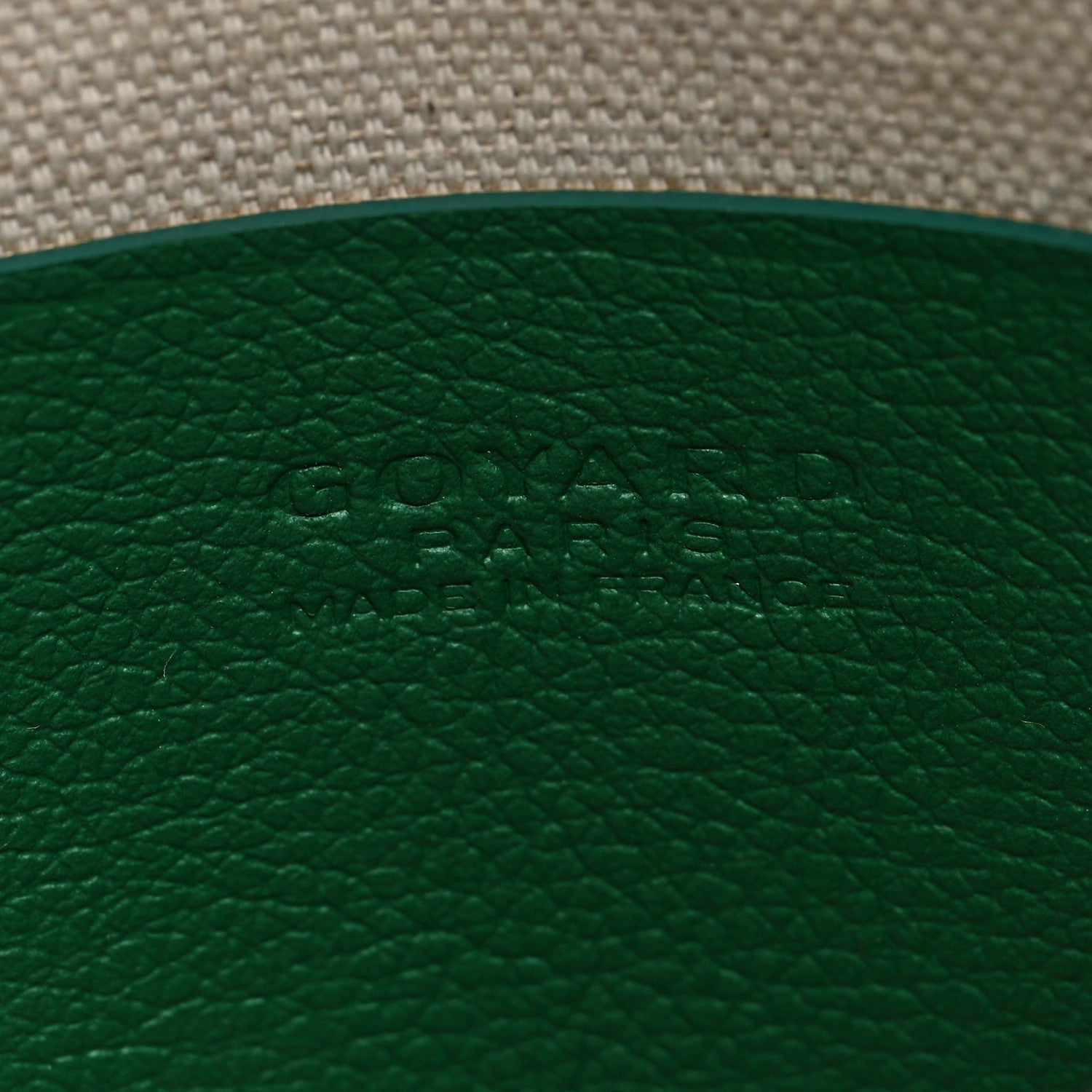 Goyard Goyardine Plumet Wallet Clutch Green 8 of 11