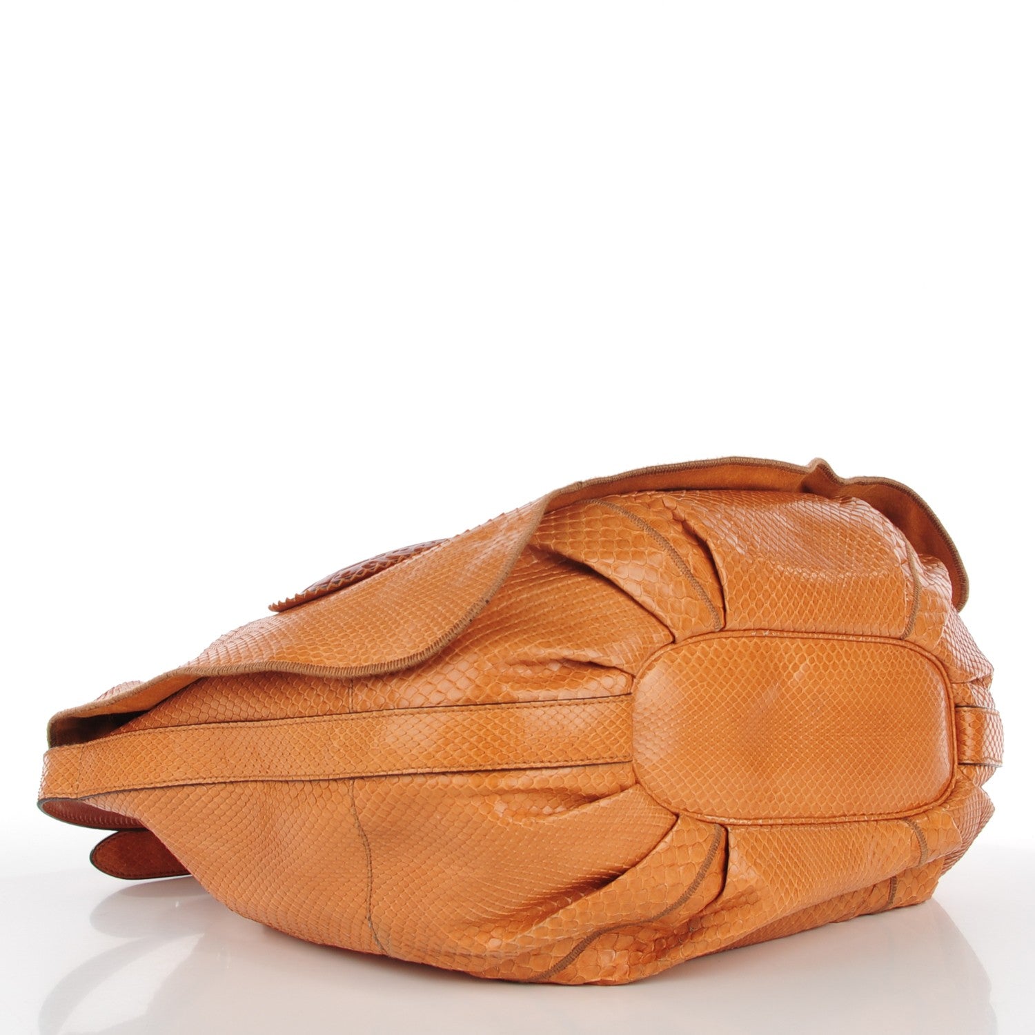 Gucci Python Tattoo Heart Tribeca Messenger Bag Tan 4 of 7