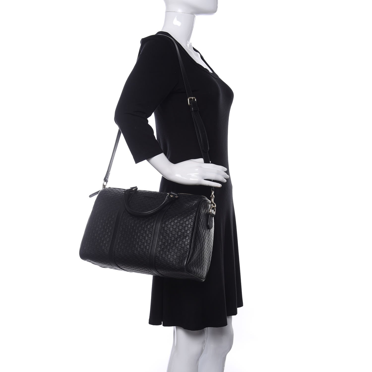 Gucci Microguccissima Medium Joy Boston Black 2 of 9