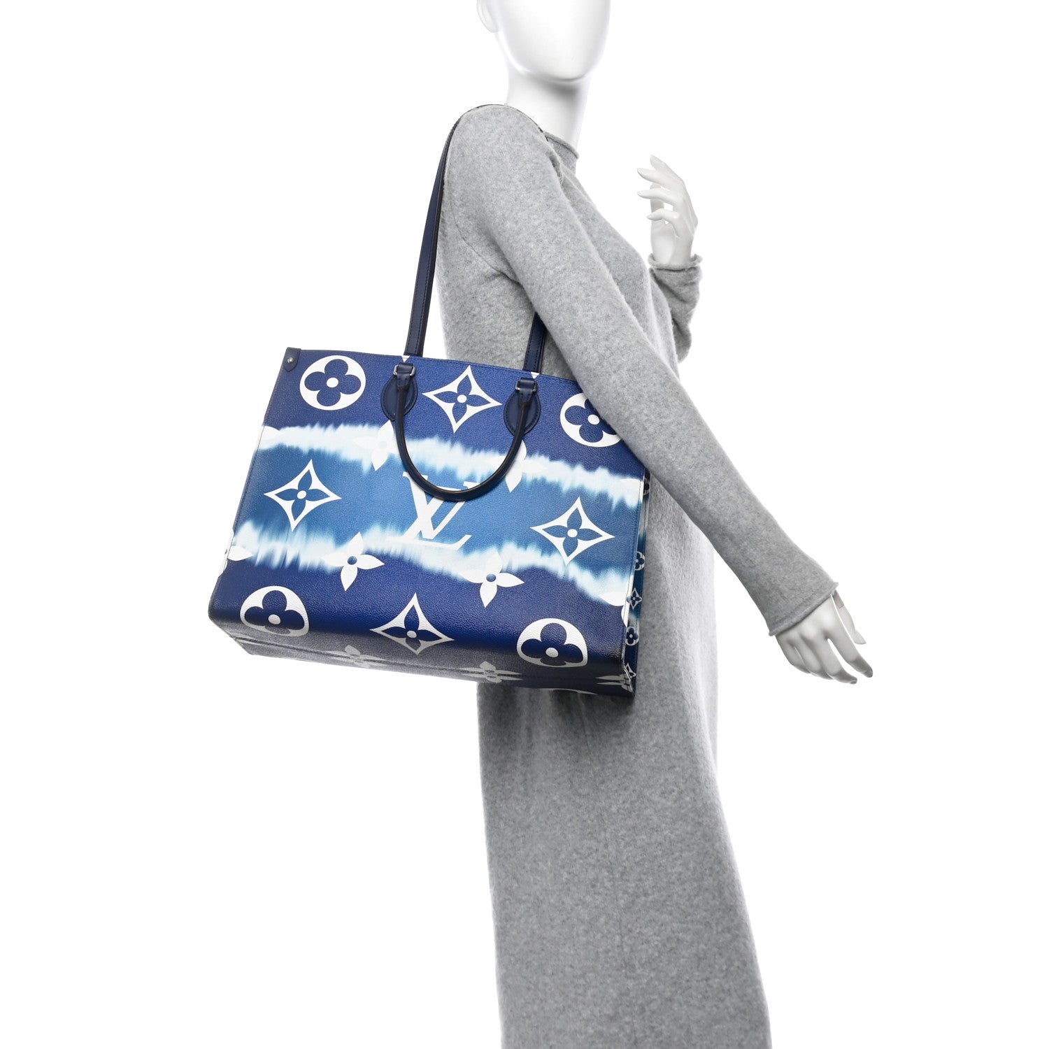 Louis Vuitton Monogram Escale Onthego GM Blue 2 of 13