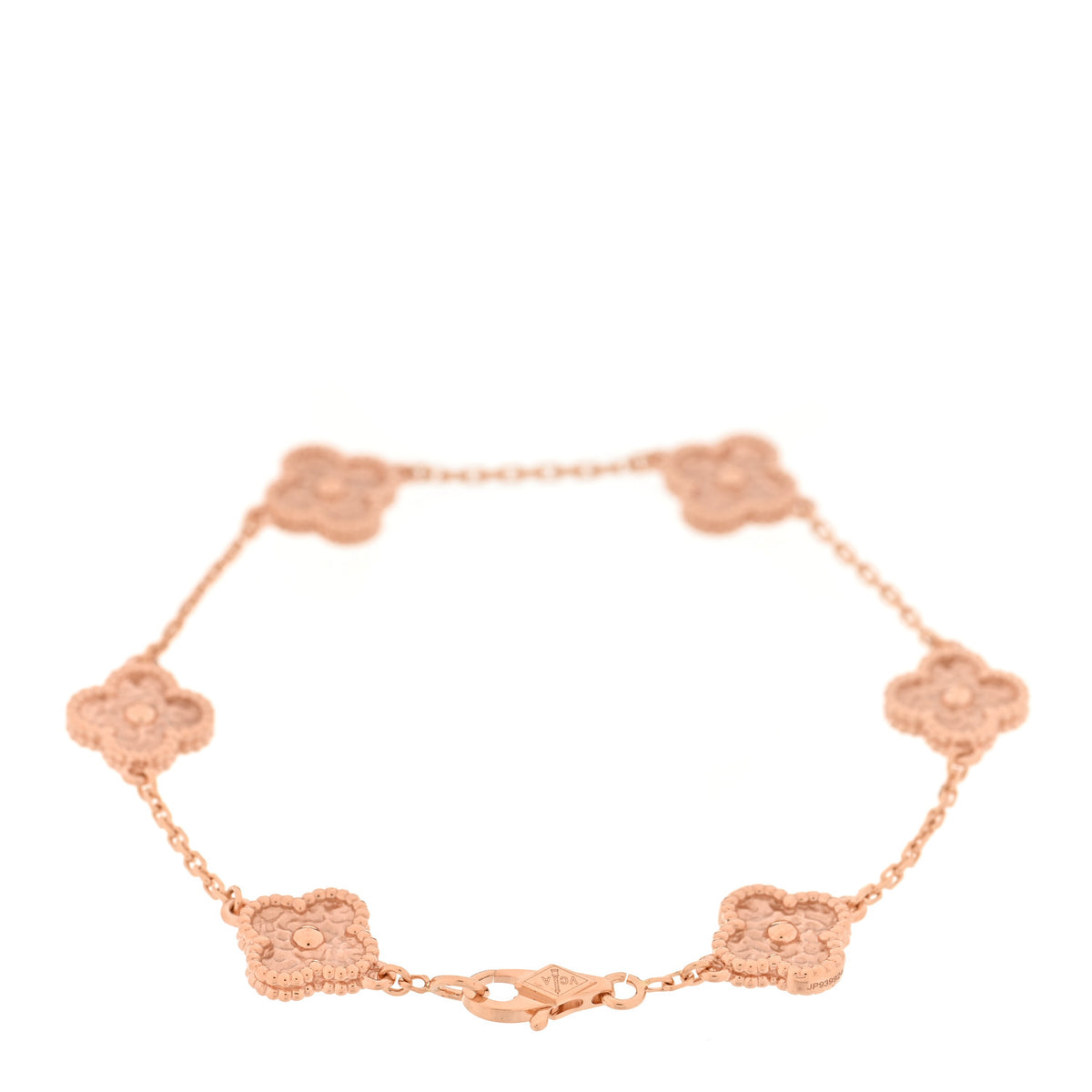 Van Cleef & Arpels 18K Rose Gold 6 Motifs Sweet Alhambra Bracelet 2 of 5