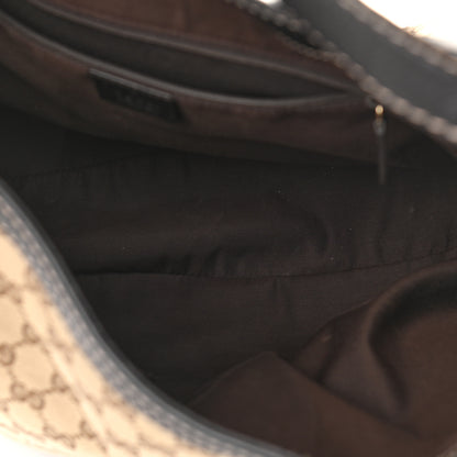 Gucci Monogram Large New Ladies Web Hobo Dark Brown 5 of 12
