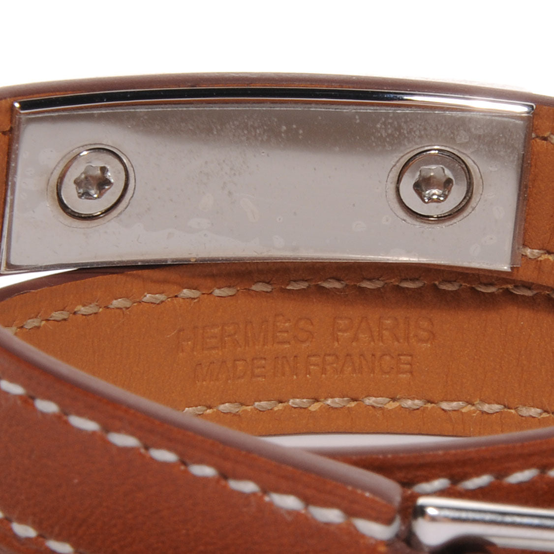 Hermes Natural Tadelakt Rivale Double Tour Bracelet Small 4 of 7