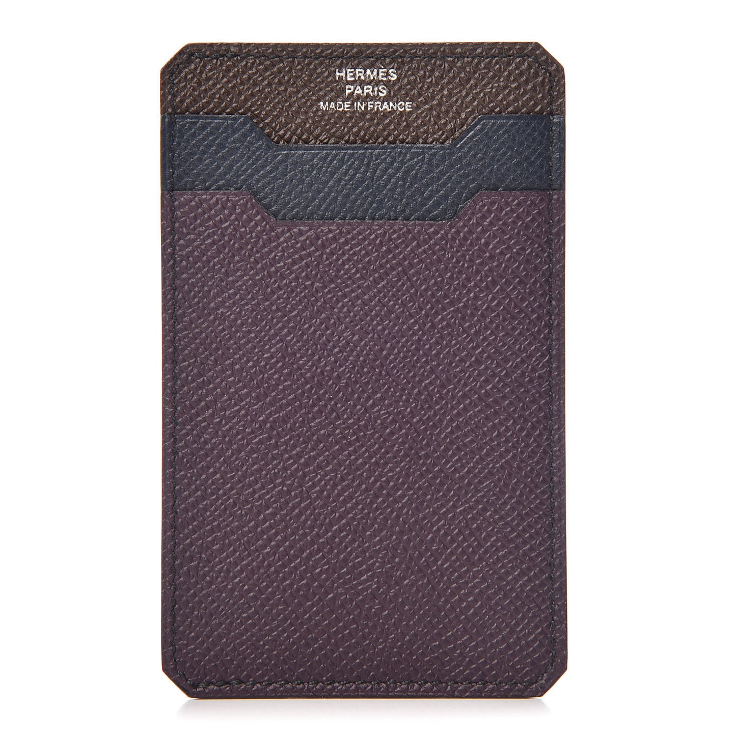 Epsom City 3CC Card Holder Raisin Chocolate Indigo