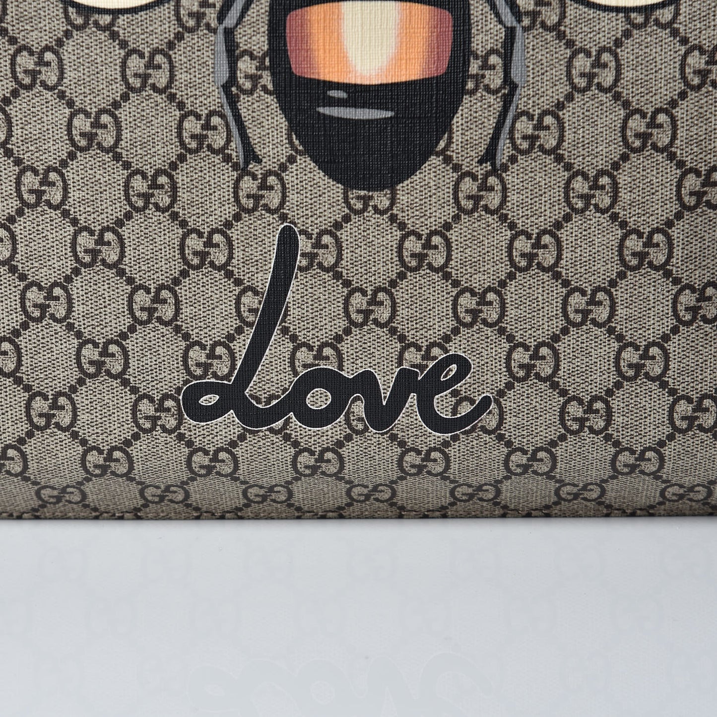 GG Supreme Monogram Blind for Love Vertical Tote