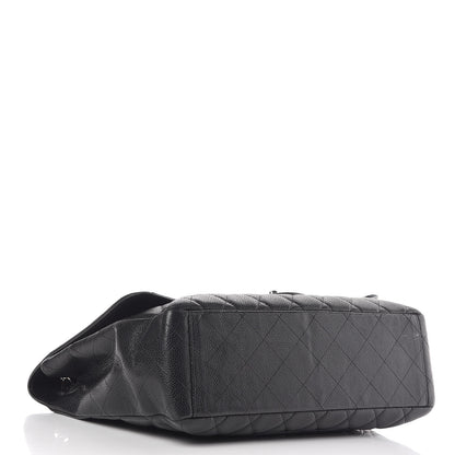 Chanel Caviar Quilted Maxi Single Flap Black 4 of 14