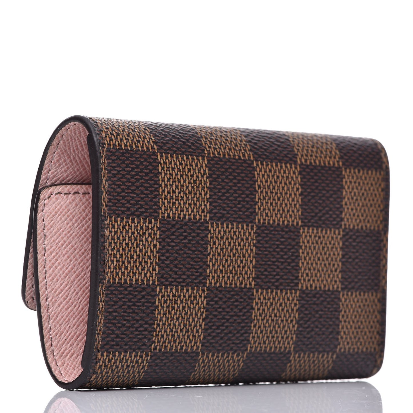 Damier Ebene Multicles 6 Key Holder Rose Ballerine