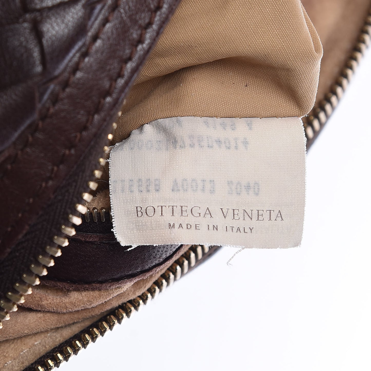 Nappa Intrecciato Hobo Ebano
