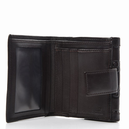 Gucci Guccissima Sukey French Flap Wallet Chocolate 6 of 9