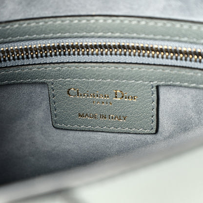 Christian Dior Shiny Goatskin Saddle Bag Cloud Blue 6 of 10