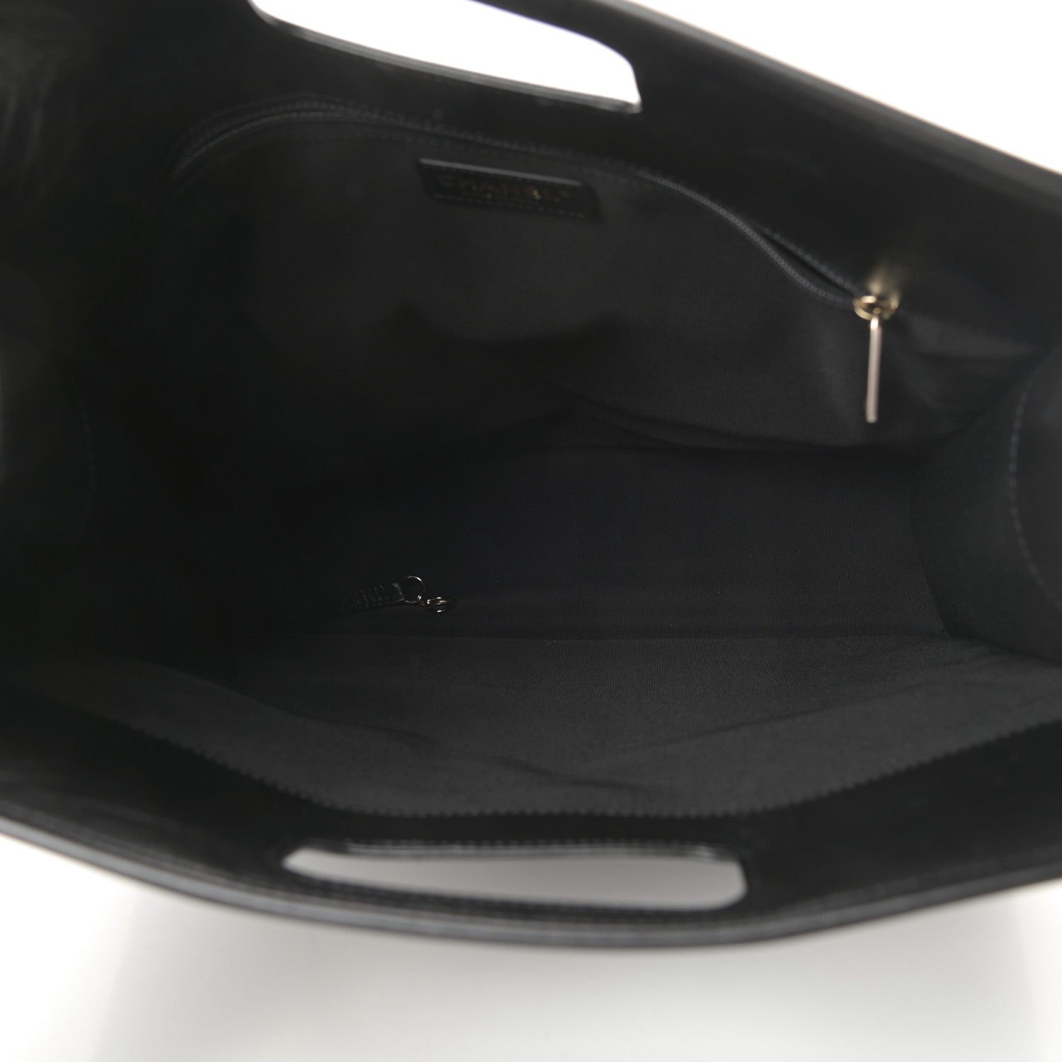 Chanel Aged Calfskin Medium Charm Shopping Bag Black 5 of 10