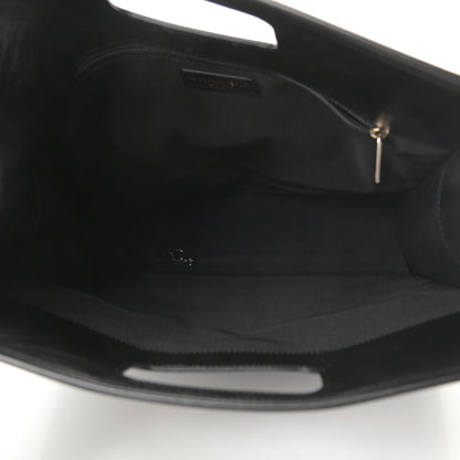 Chanel Aged Calfskin Medium Charm Shopping Bag Black 5 of 10