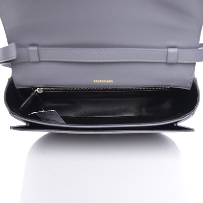 Balenciaga Grained Calfskin Logo S Ville Day Bag Gris Perle Fonce White 5 of 8