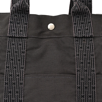 Hermes Canvas Herline Backpack Grey 7 of 12
