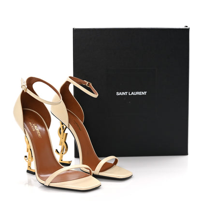 Saint Laurent Calfskin 110 Opyum Sandals 39 Real Beige 8 of 8