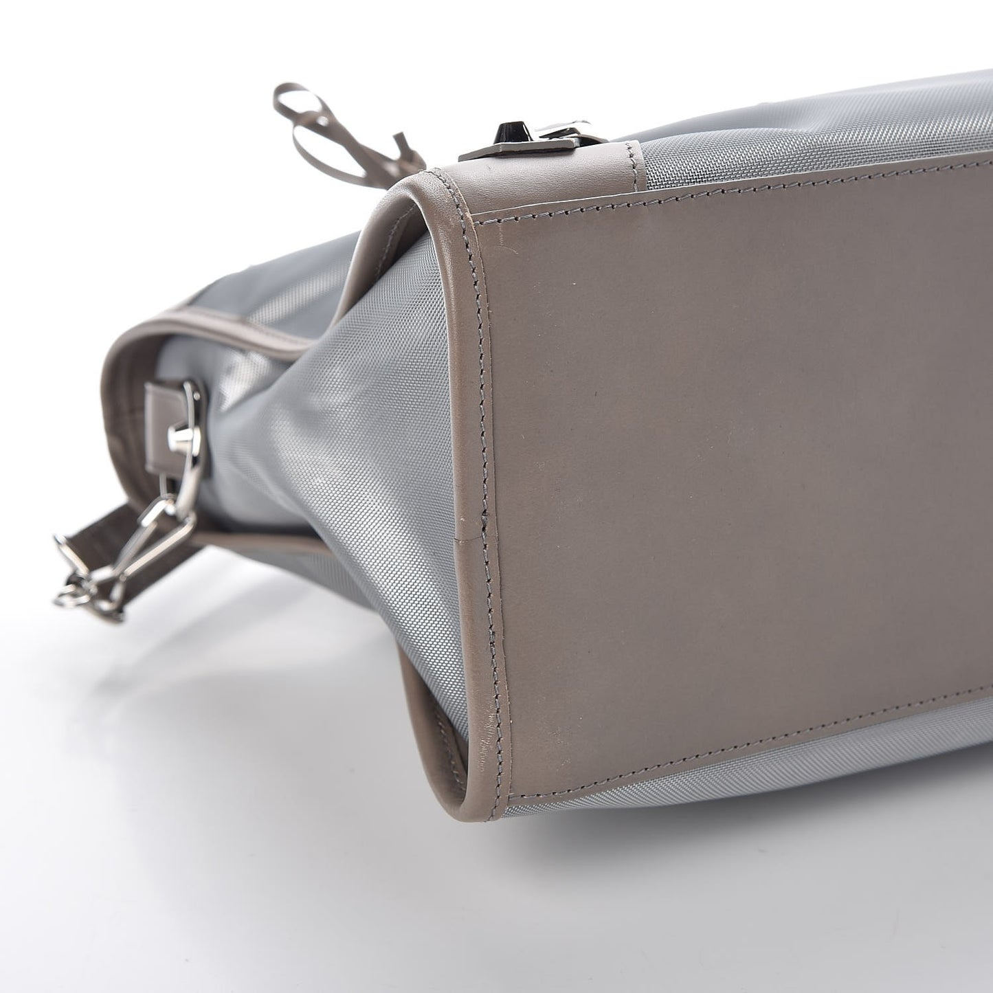 Technical Mesh Vegetable Calfskin Classic Silver Hardware City Gris Ardoise Gris Pyrite