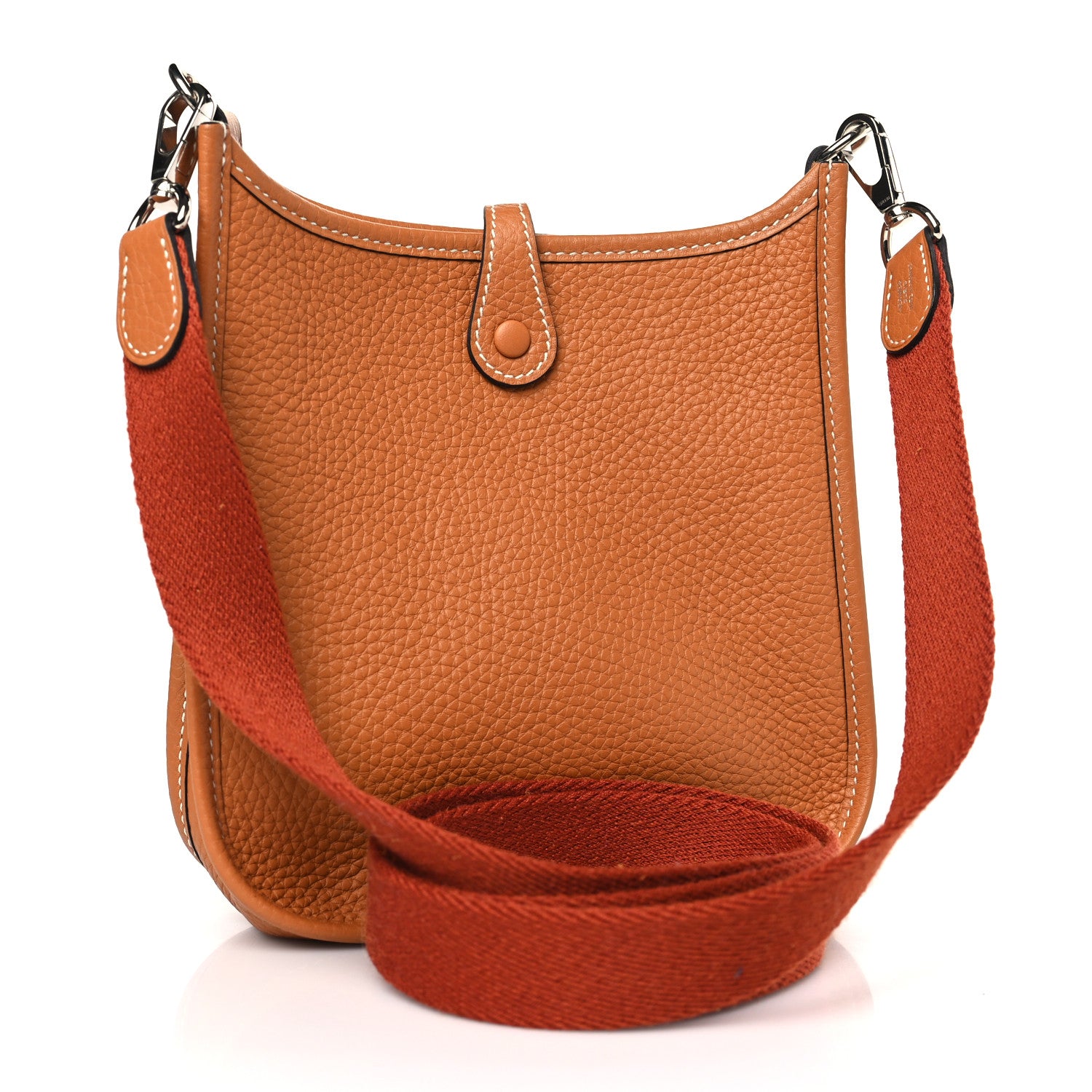 Hermes Taurillon Clemence Amazone Evelyne TPM Gold Cuivre 3 of 9