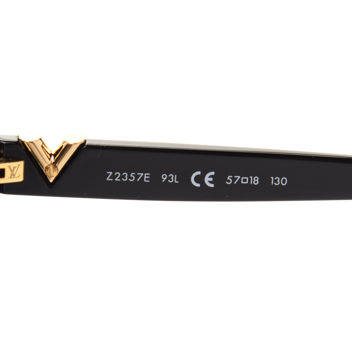 Louis Vuitton Acetate Aviator Serpico Studded Sunglasses Z2357E Black 6 of 8