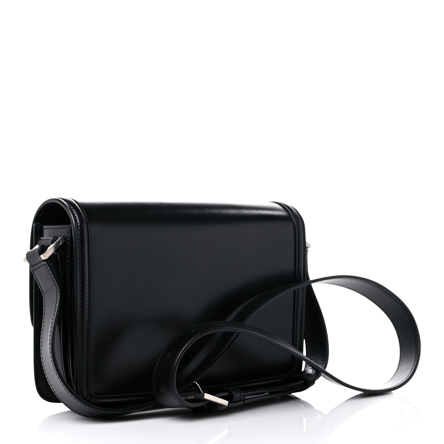 Box Calfskin Monogram Medium Solferino Satchel Black
