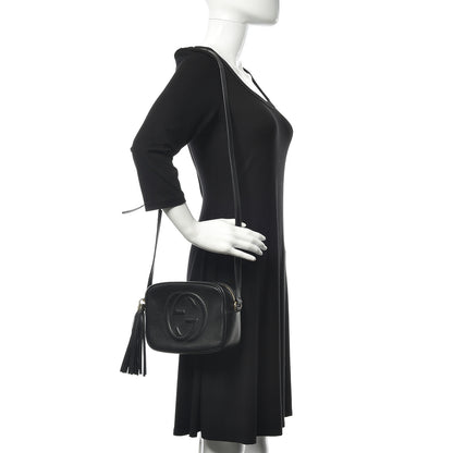 Gucci Pebbled Calfskin Small Soho Disco Bag Black 2 of 12