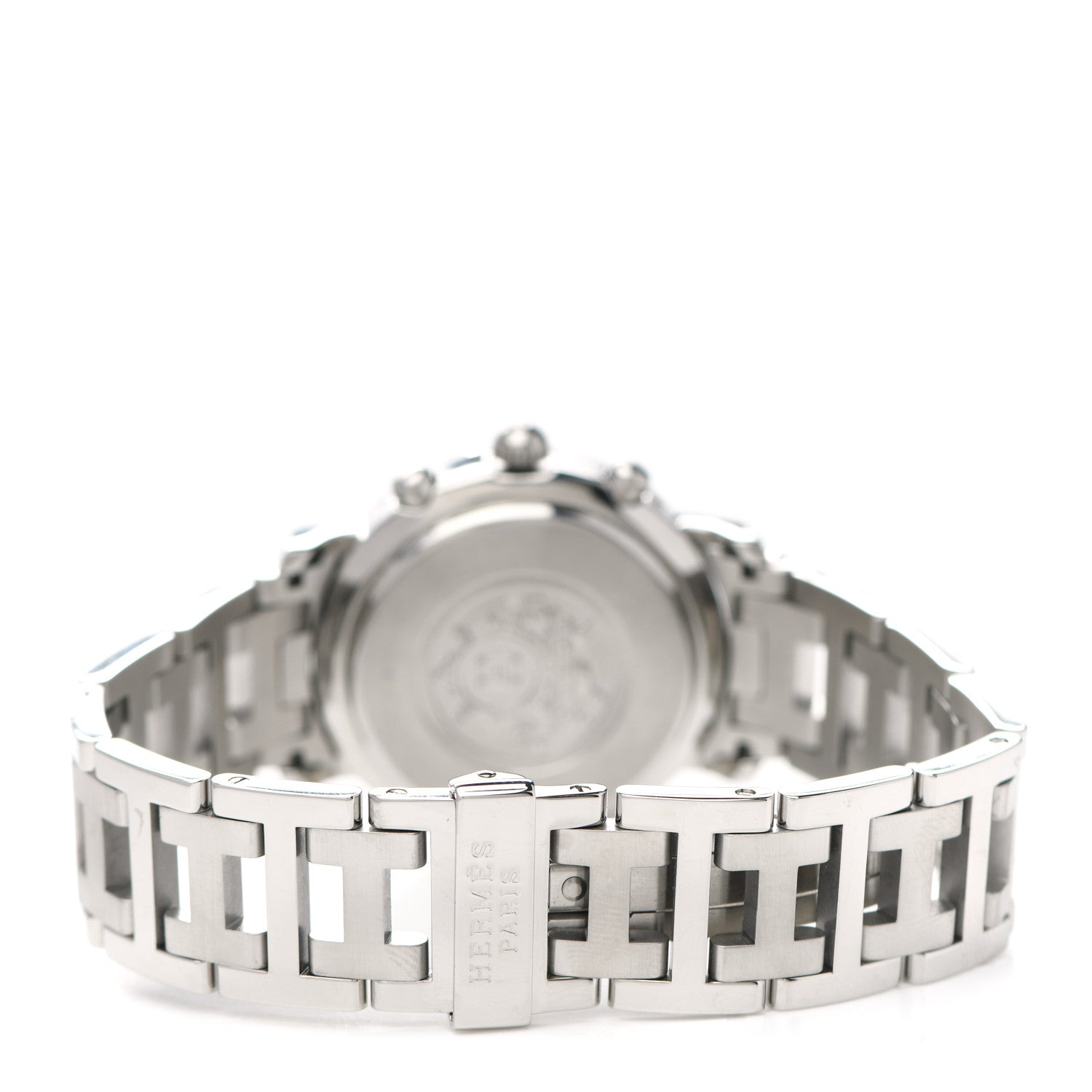 Hermes Stainless Steel 31mm Clipper Chronograph Quartz Watch 6 of 8