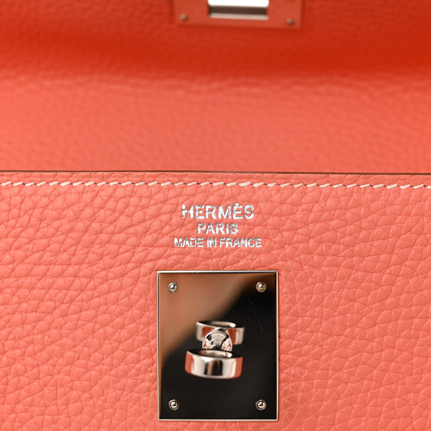 Hermes Taurillon Clemence Kelly Retourne 35 Crevette 6 of 11