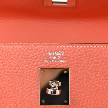 Hermes Taurillon Clemence Kelly Retourne 35 Crevette 6 of 11