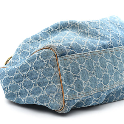 Gucci Denim Monogram Large Sukey Tote 9 of 12