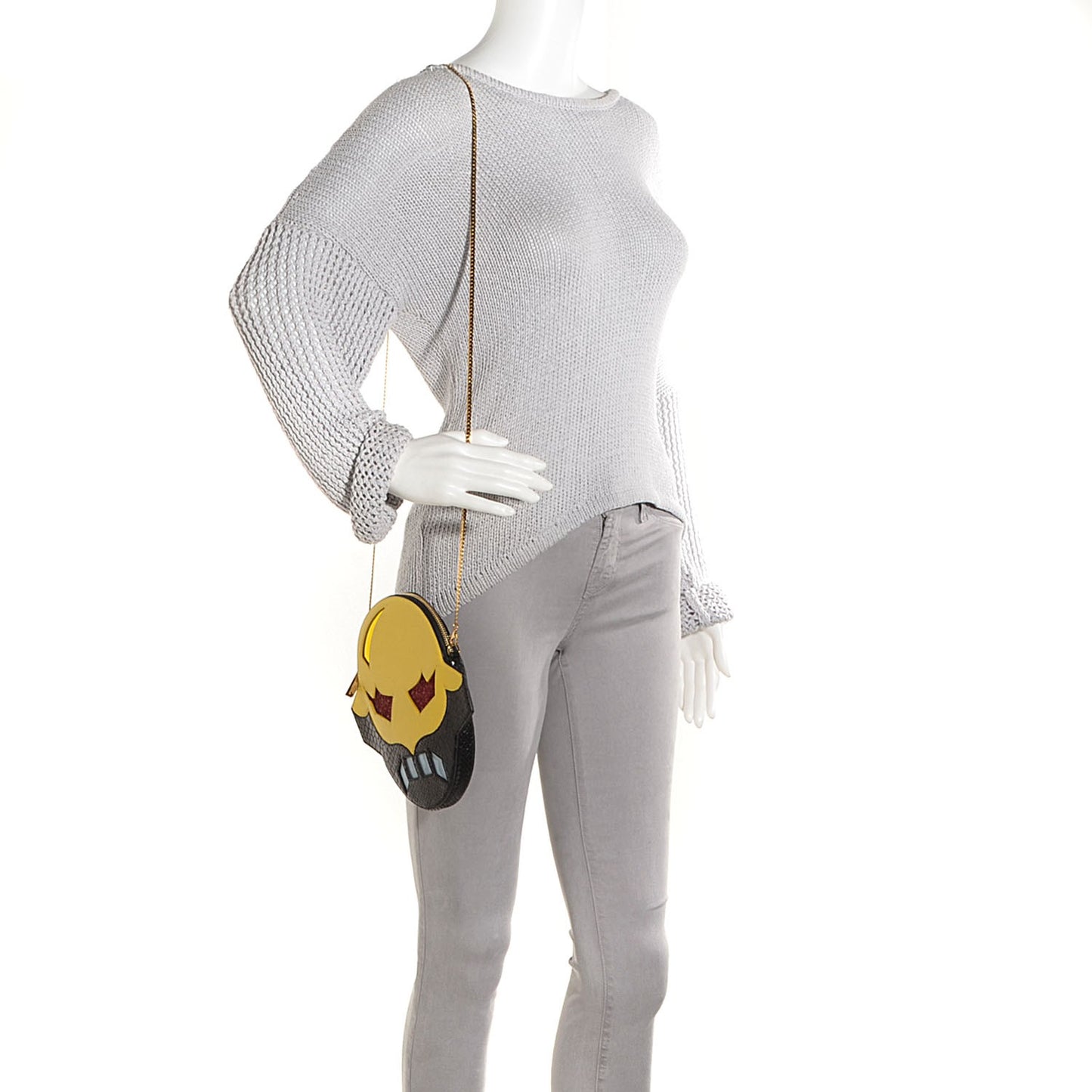 Faux Leather Superstellaheroes Crossbody Canary Black