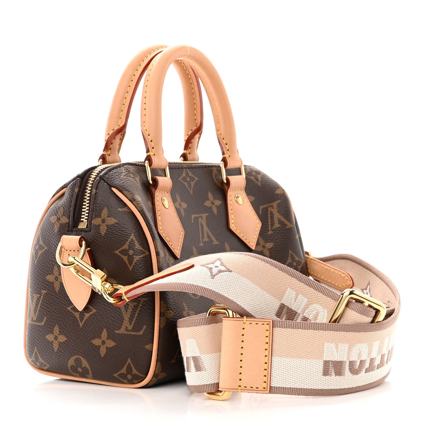 Monogram Speedy Bandouliere 20 Beige