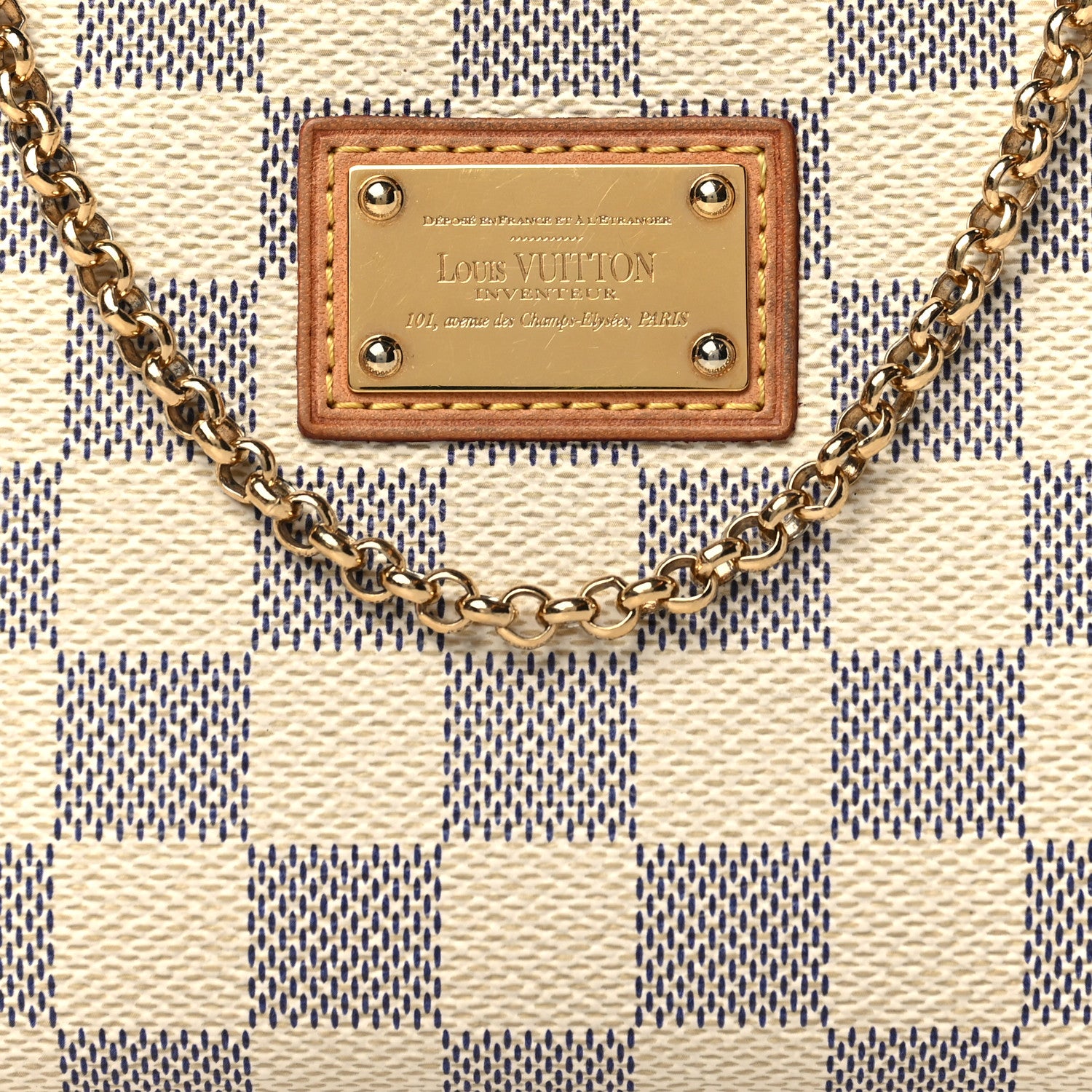 Louis Vuitton Damier Azur Pochette Milla MM 7 of 9