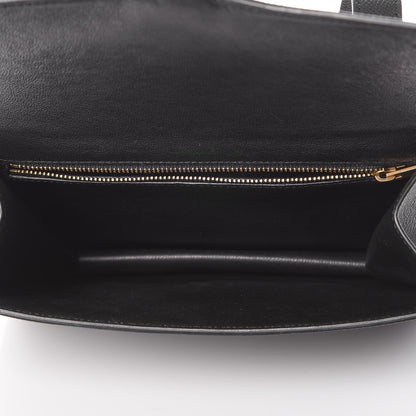Celine Baby Grained Calfskin Medium Symmetrical Bag Black 6 of 11