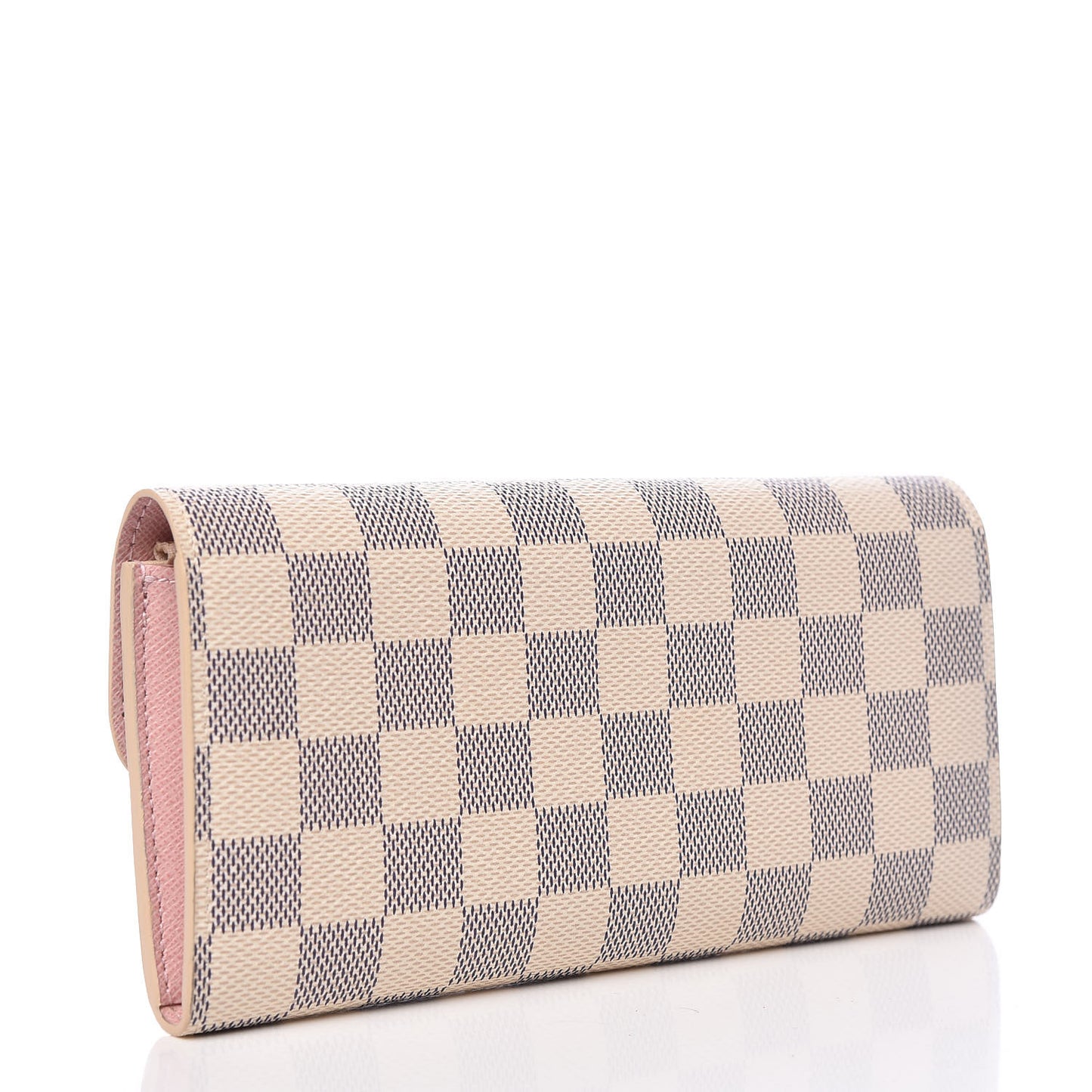 Damier Azur Emilie Wallet Rose Ballerine