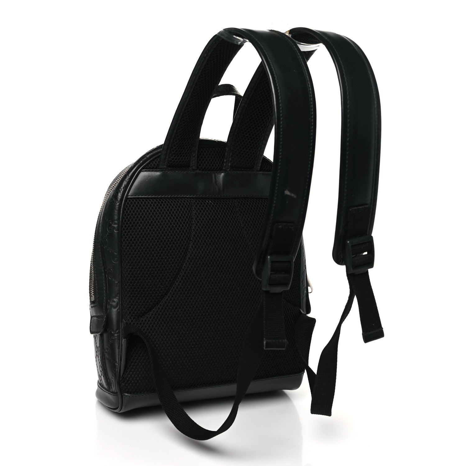 Gucci Guccissima Signature Small Day Backpack Black 3 of 13