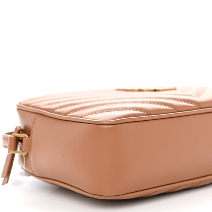 Saint Laurent Calfskin Matelasse Monogram Lou Camera Bag Cinnamon 8 of 11