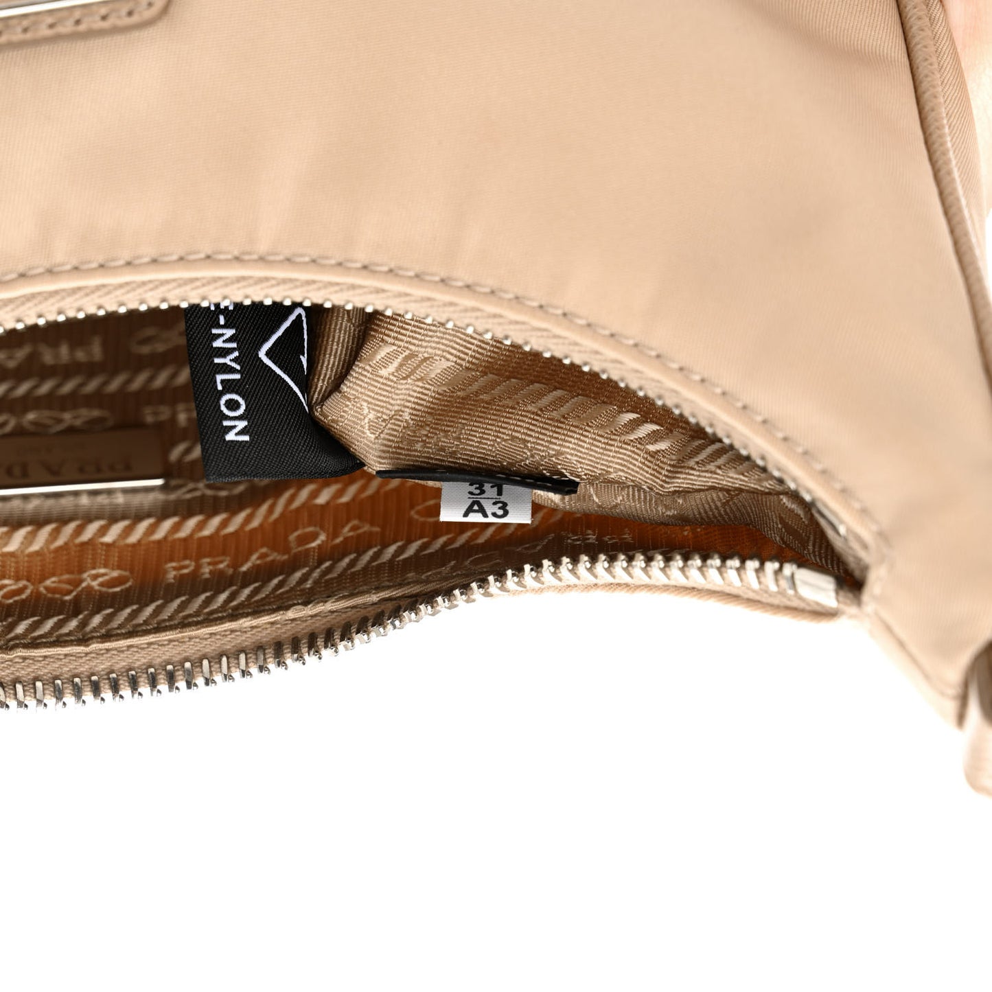 Re-Nylon Saffiano Mini Re-Edition 2005 Bag Deserto
