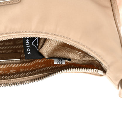 Prada Re-Nylon Saffiano Mini Re-Edition 2005 Bag Deserto 8 of 11