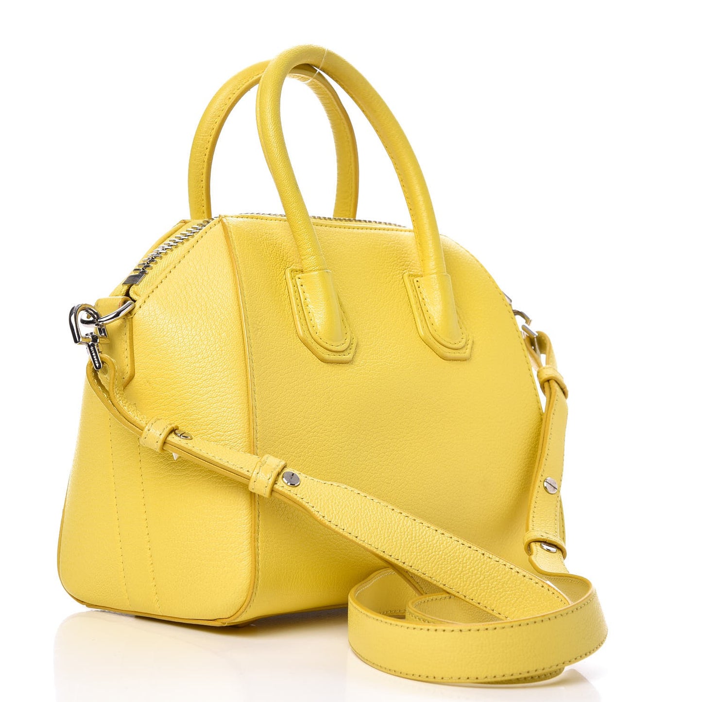Sugar Goatskin Mini Antigona Yellow