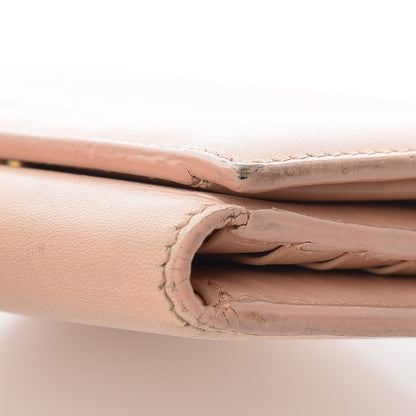 Saint Laurent Calfskin Trifold Wallet Pale Pink 9 of 12