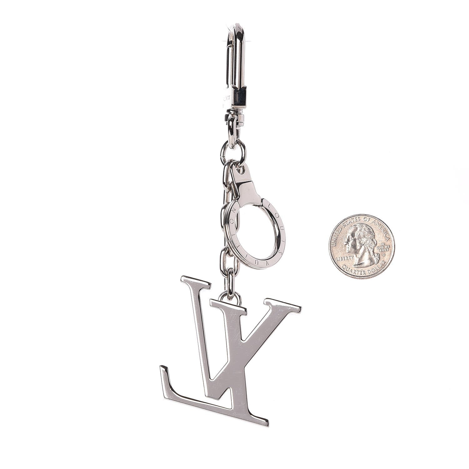 Louis Vuitton LV Initials Key Holder Silver 2 of 4