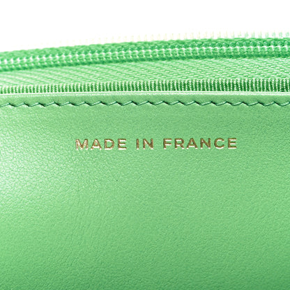 Chanel Caviar Quilted Wallet on Chain WOC Light Green 7 of 12